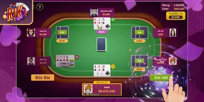 Xì Dách Rikvip – Sân Chơi Lý Tưởng Cho Người May Mắn 2 Cách chơi chuẩn game bài Xì Dách Rikvip