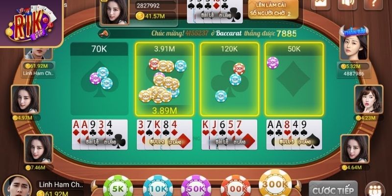 Cách Chơi Bài Bull Bull RIKVIP Cho Tân Thủ Và Bí Kíp Thắng 2 Luật tính điểm dễ hiểu trong cách chơi bài Bull Bull RIKVIP