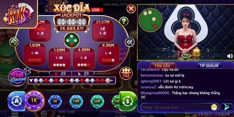 Cách Chơi Xóc Đĩa Online RIKVIP Cơ Bản Cho Tân Binh Nhập Môn 2 Luật cơ bản